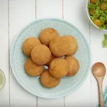 Bombas de papa al horno