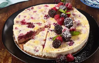 Cheesecake de frutos del bosque