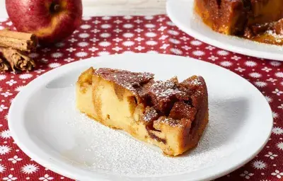 Budin de manzana y canela