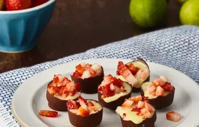 Pirotines de chocolate