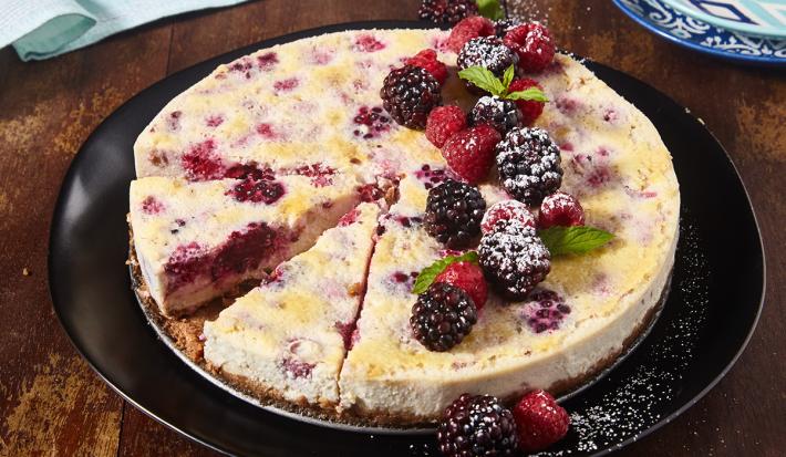 Cheesecake de frutos del bosque