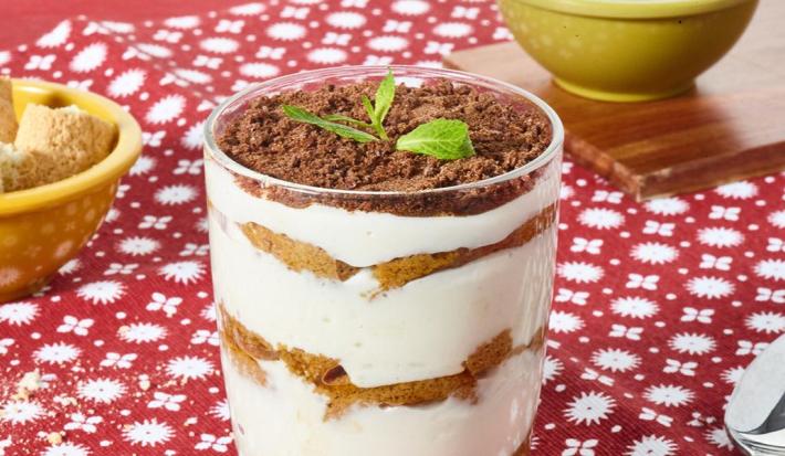 Tiramisú de leche condensada