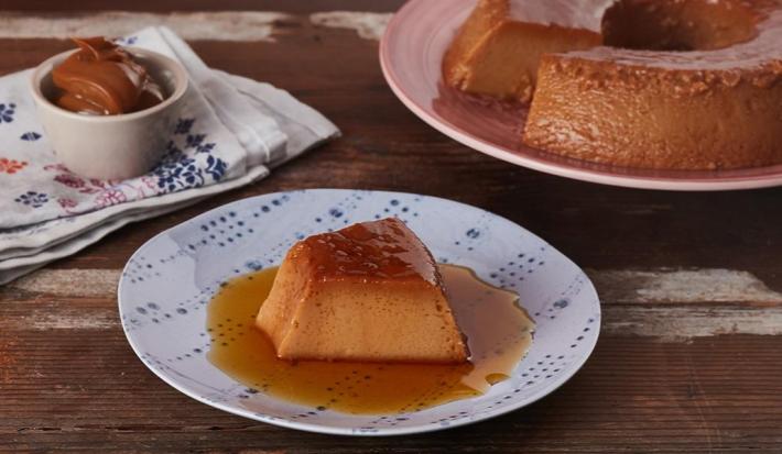 Flan de manjar